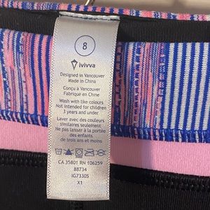 Ivivva Shorts for Girls- sz 8